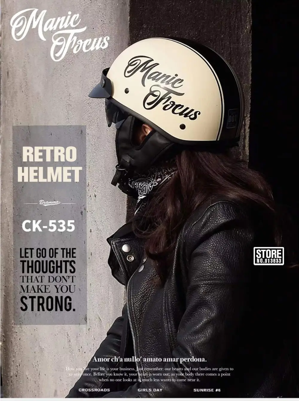 Retro Motorrad Helm DOT Zertifizierung Moto Helm Männer Frauen Halb Helm HD Objektiv Casco Vier Jahreszeiten Reiten Roller Capacetes – Detail 12