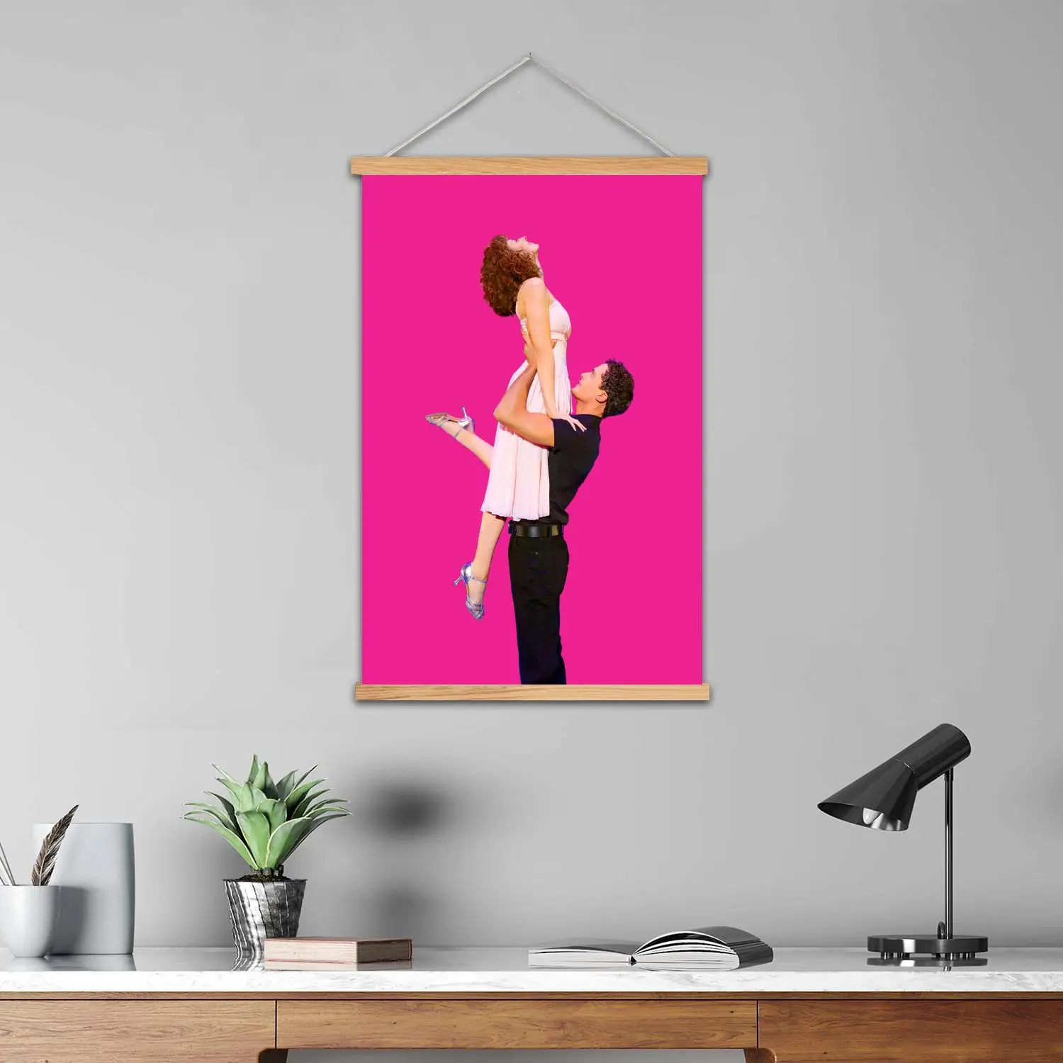 dirty dancing Movie Framed Wall Painting Canvas Art Poster, Wall Art  Modern Family Bedroom DecorDecorative painting