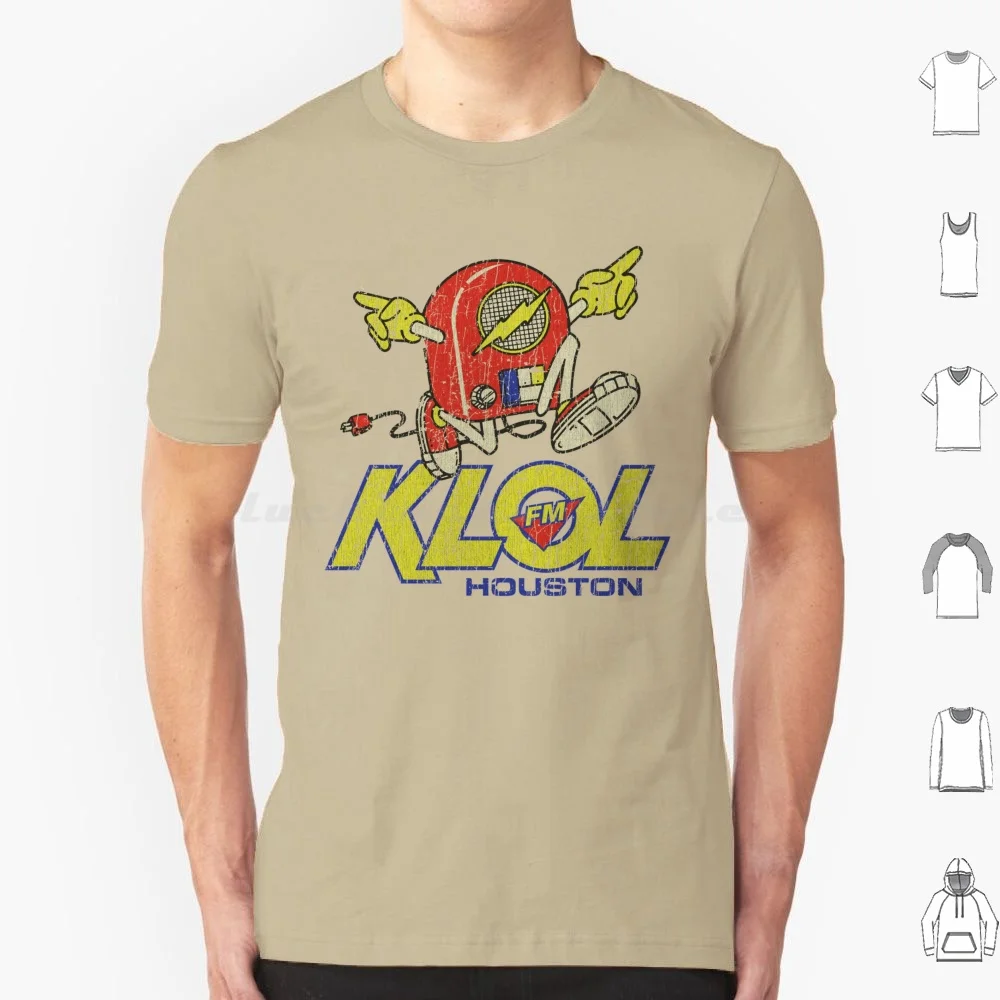 Camiseta Klol Fm Houston 1970, talla grande, 100% algodón, Rocker Radio Texas, música de Houston, cultura pop clásica de los años 70, 1970, Klol N