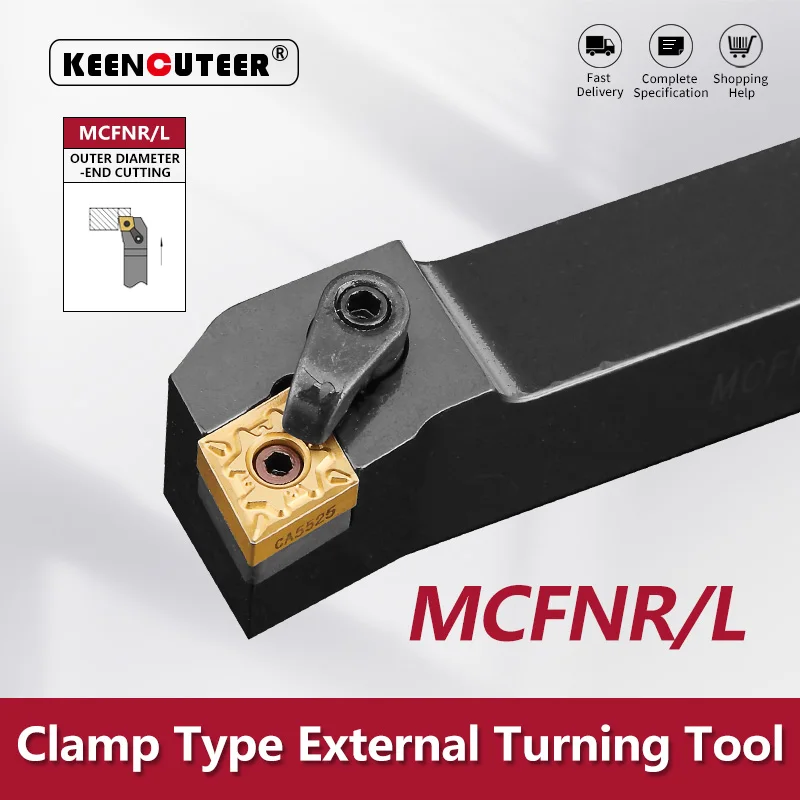 MCFNR2020 MCFNR2525 MCFNR3232 Externe Drehen Werkzeug MCFNR MCFNL Drehmaschine Bar Drehen Halter CNC Schneiden Werkzeug Cutter Bar