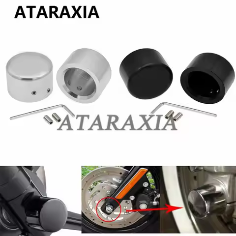 Motorcycle Front Axle Nut Bolt Cover Guard Cap For Harley Sportster 883 XL1200 X48 Custom Vehicle Operations V Rod VRSCSE