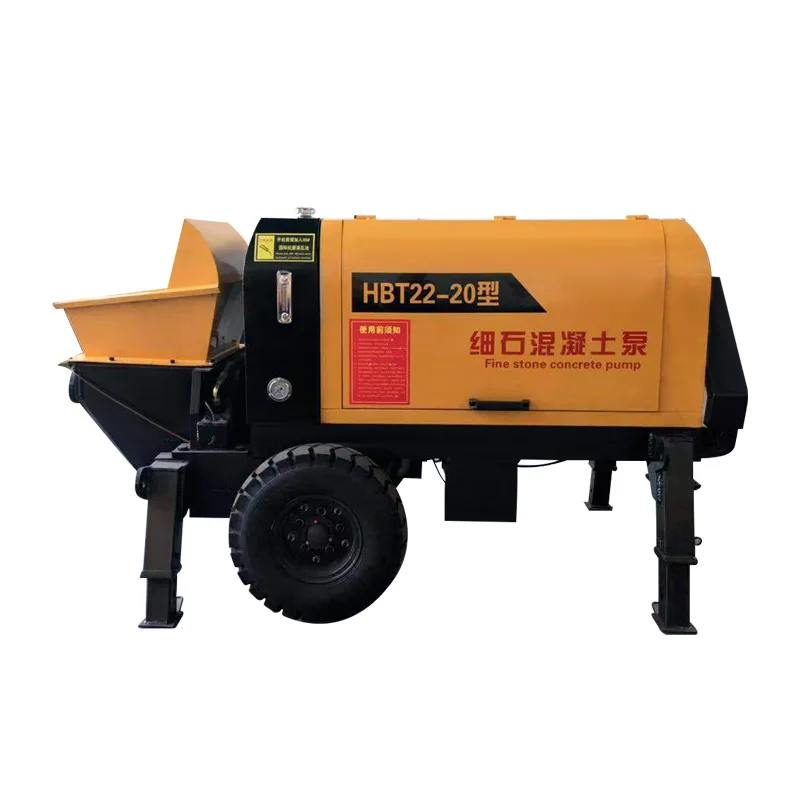 Concrete conveying pump small hydraulic secondary structure column pump feeding machine