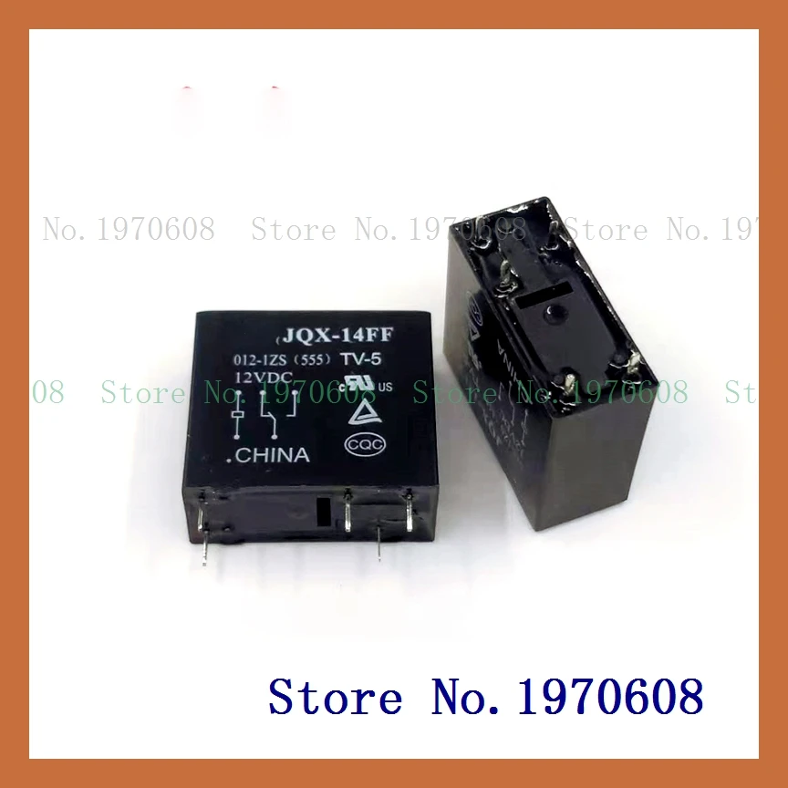 

HF14FF JQX-14FF 012-1ZS 12VDC 10A DIP-5