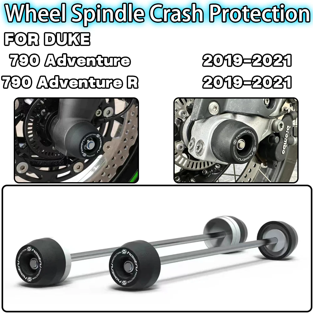 

For KTM 790 Adventure 790 / Adventure R 2019 2020 2021 Motorcycle accessories Front Rear Wheel Spindle Crash Protection