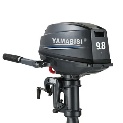 China Outboard Engine 9.8hp 2 Stroke Manual 24l External Latest Design Short Shaft Boat Motor