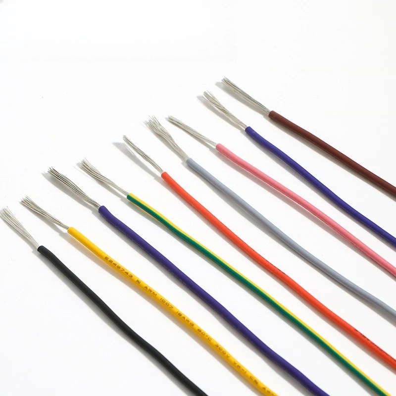 

American Standard 10AWG~ 30AWG Electronic Wire Single Core Wire Harness PVC Tinned Copper Equipment Wire