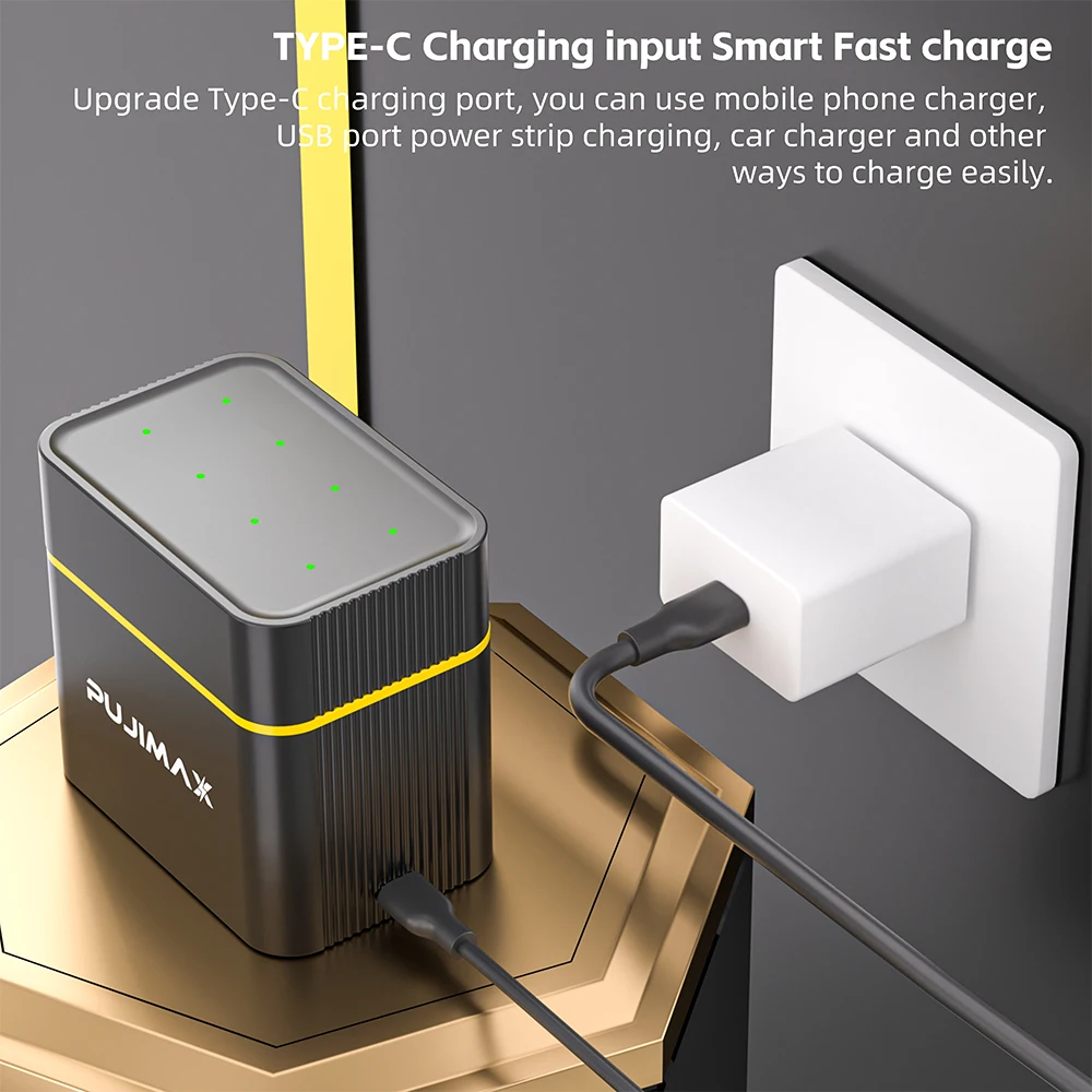 Hotsale AA 1.5V Rechargeable 8-Slots Battery Smart Charger For 4255mWh Lithium  Batteries Intelligent Fast USB Charger Box