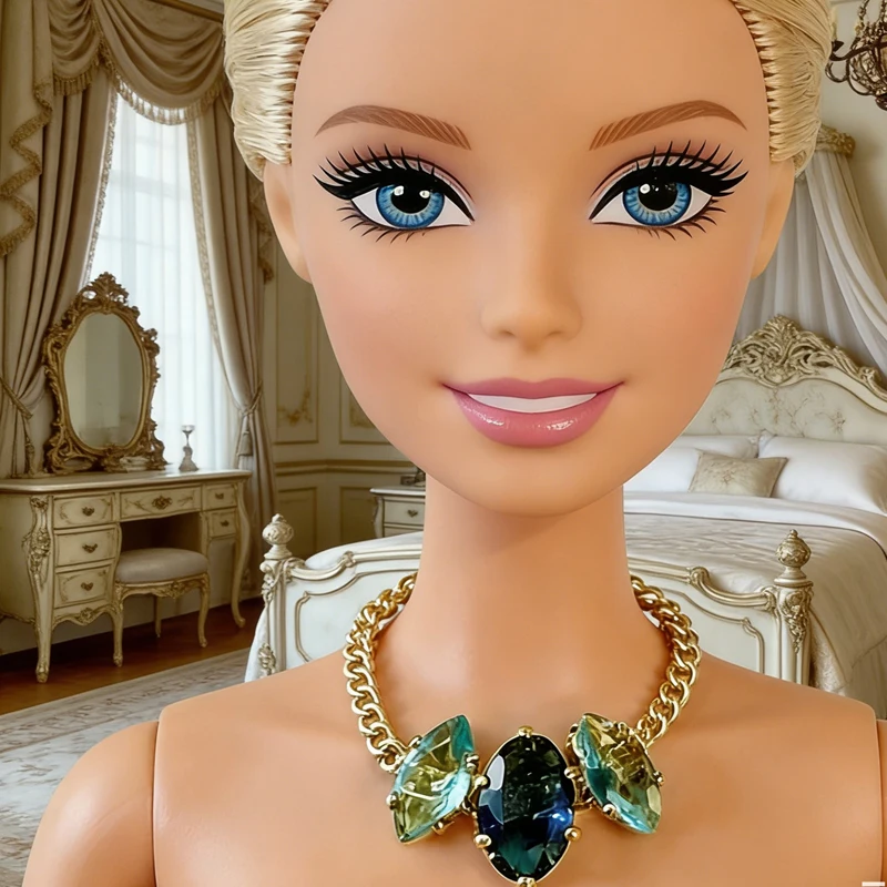 1/6 Bjd Doll Jewelry Set, Necklace Accessories, Mini Doll Alloy Jewelry, Cute and Delicate Doll Accessories, Small Accessories for Outfit Matching, Bjd Sd Doll Universal Jewelry, Light Luxury Style Necklace, Handmade Decorative Accessories, DIY Doll Decoration Items, Fashionable Outfit Accessories, Doll Photo Props, Exquisite Doll Jewelry Set, Handmade Doll Accessories, Versatile Doll Outfit Jewelry