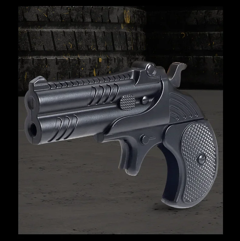 1PC ใหม่กลางแจ้ง EDC พับ Delinger ปืนพกโลหะผสม Mini รุ่น Bullet ปืนของเล่นเครื่องมือ