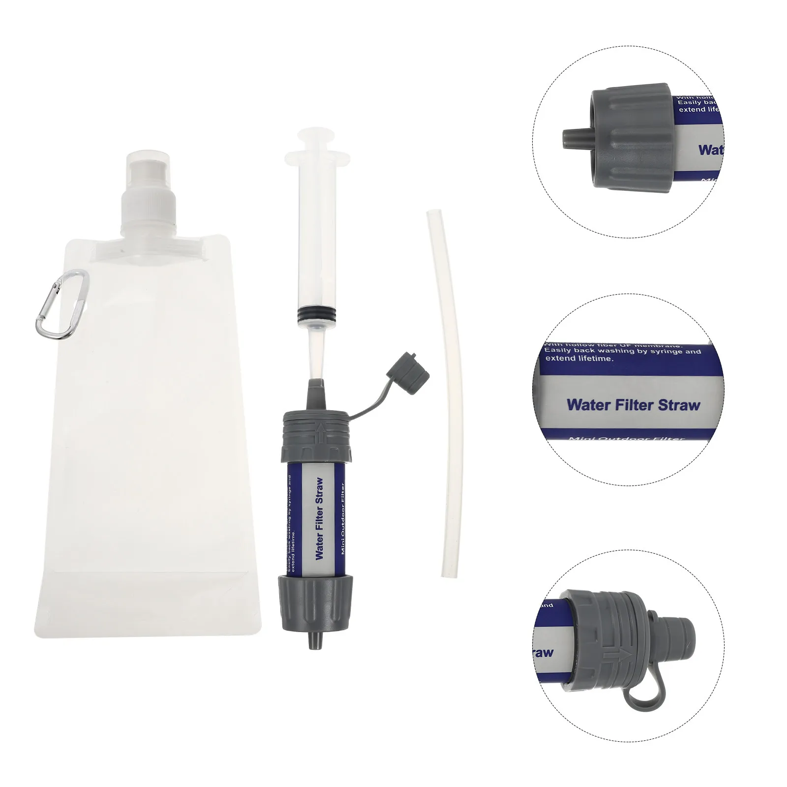 

1 шт. портативный очиститель воды для активного отдыха, стабильный, надежный, высокоточный, для треккинга, альпинизма, экстренных ситуаций