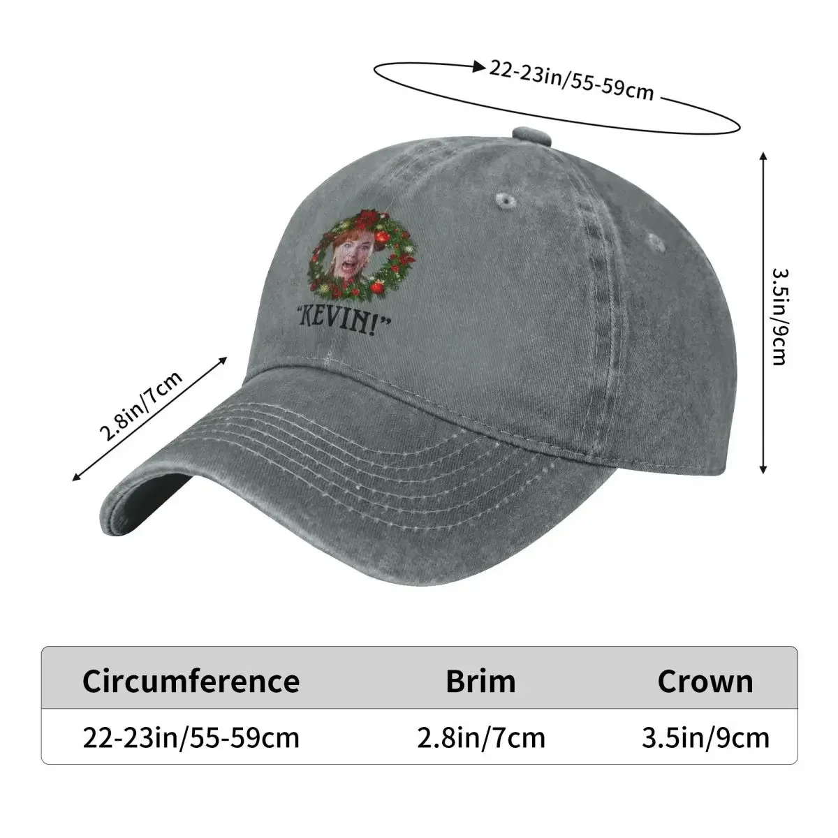 THE ORIGINAL Kevin Home Alone Fashion Baseball Cap Peaked Cap Men's Hat Women's Cap Hat Men