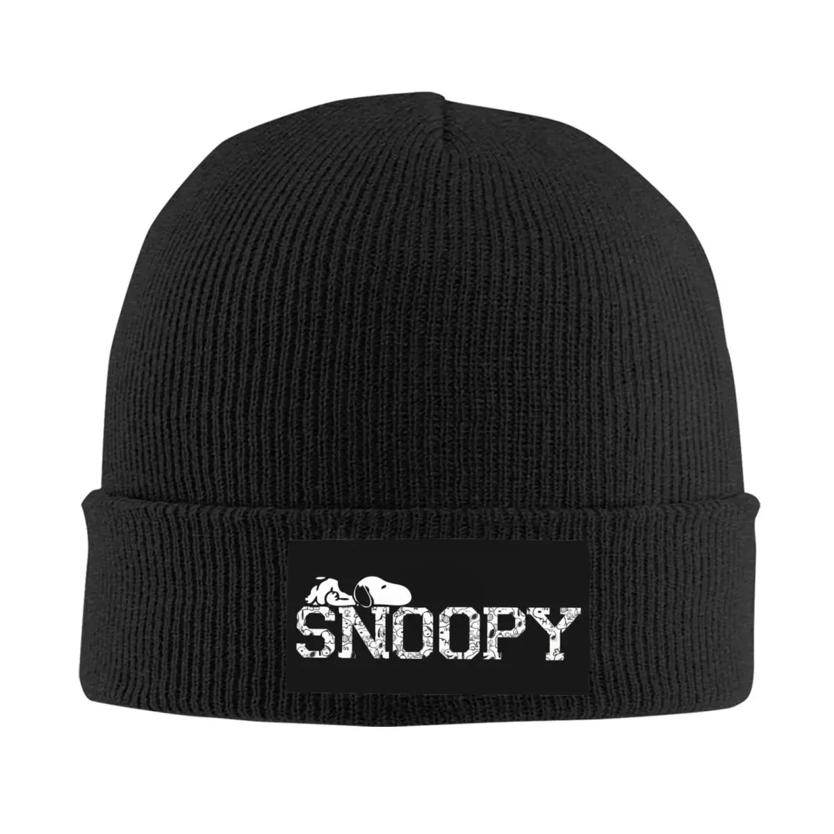 

Симпатичные шапки S-Snoopys Skullies на заказ, зимняя теплая вязаная шапка унисекс, женская и мужская модная шапка с капюшоном для взрослых, уличная лыжная шапка