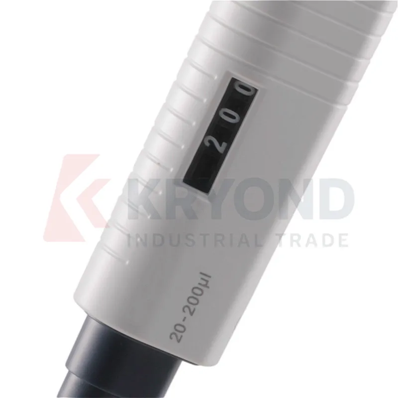 Micropipette Ejector Single Channel Adjustable Pipettor Half Autoclavable 121°C Laboratory Pipette