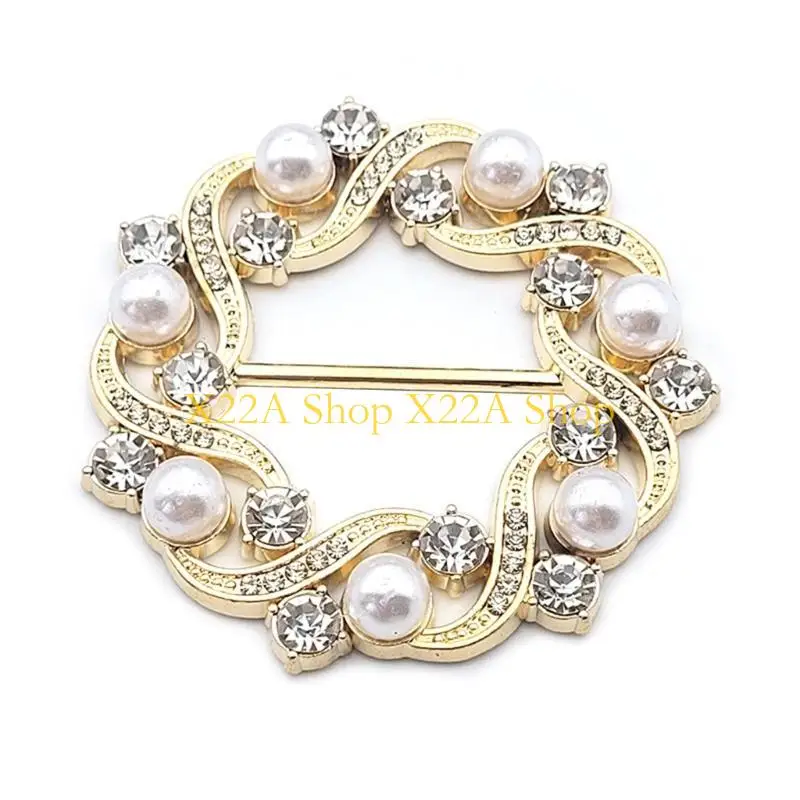 Unique Fashion Round Circle Clip Buckle Star Heart Scarf Ring Clip T-shirt Tie Clip Women Ring Wrap Holder Twist-Knot Clip