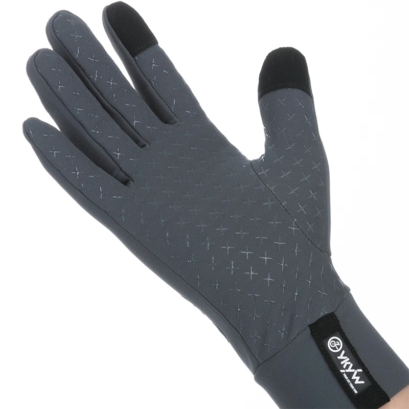 YKYWBIKE Winter 5-15°c Cycling Gloves Men Women Touch Screen Padded Bike Glove Water Resistant Windproof Warm AntiSlip Elastic