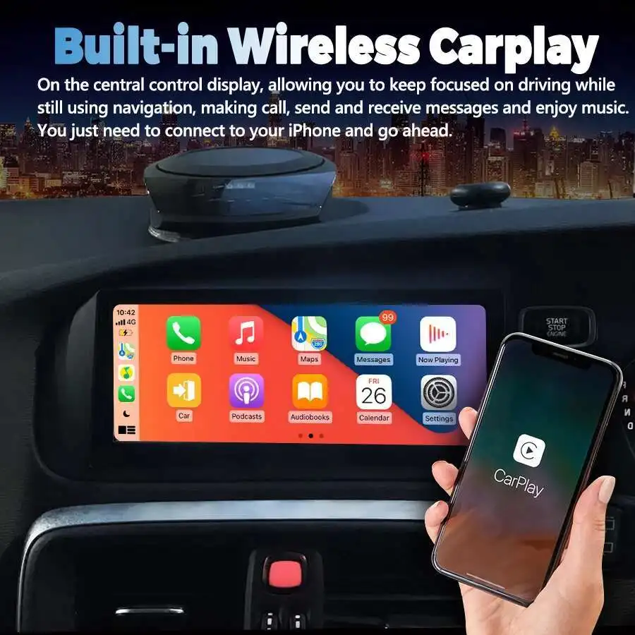 

Android Car Radio 8.8" Qled Screen 256GB For VOLVO V40 2011 2018 Navigation GPS Carplay 2din Multimedia Video Player Head Unit