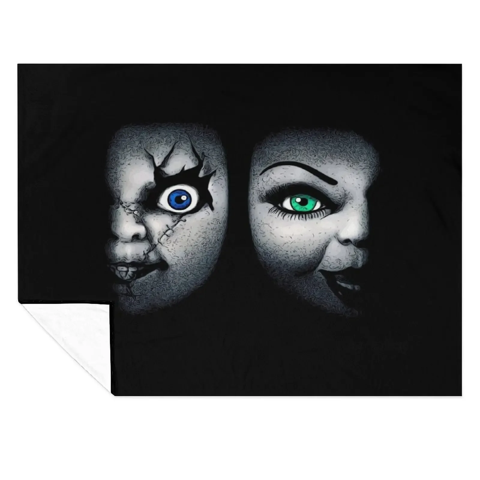 

Bride of Chucky Throw Blanket Custom Plaid Single for babies Blankets