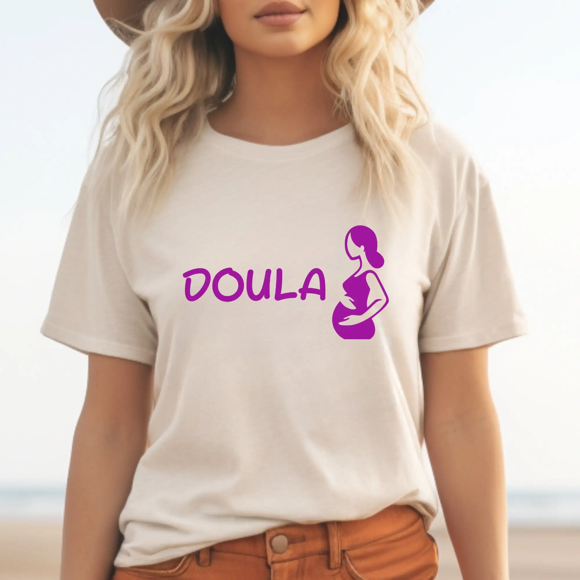 Футболка Doula Pregnancy AssisT для акушерки Birthworker Student Labor and Delivery OB Nurse