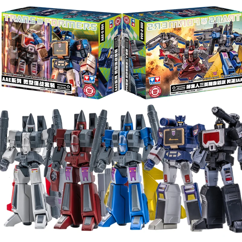 AULDEY X AAE التحولات صناديق الغموض G1 أوبتيموس برايم Sunstorm Megatron Soundwave Starscream صندوق أعمى ألعاب شخصيات الحركة #4