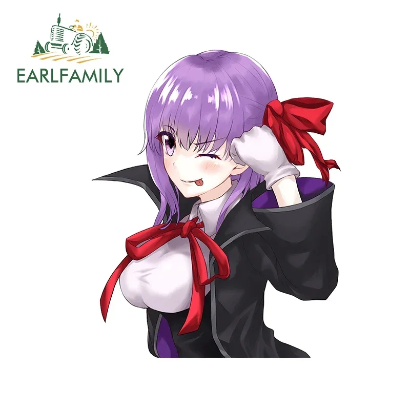EARLFAMILY 13cm X 10.7cm For Anime Peek Sexy Car Sticker Occlusion Waterproof Windshield Snowboard Bumper Camper DIY Anime Decal