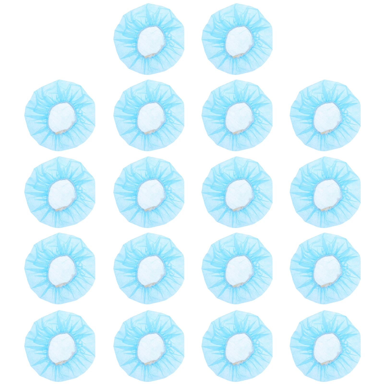 

100 Pcs Headphone Cover Sweatproof Hygiene Non Woven Fabric Earphone Case Washable Reusable Comfortable Fitness Headset Ear