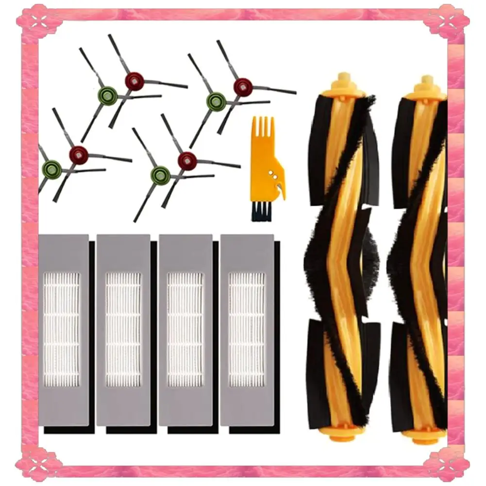 

Доставка в 24 часа, 15 шт. для Ecovacs Deebot OZMO 920 950 T5 T8 T9, робот-пылесос серии, основная боковая щетка, HEPA-фильтр, замена