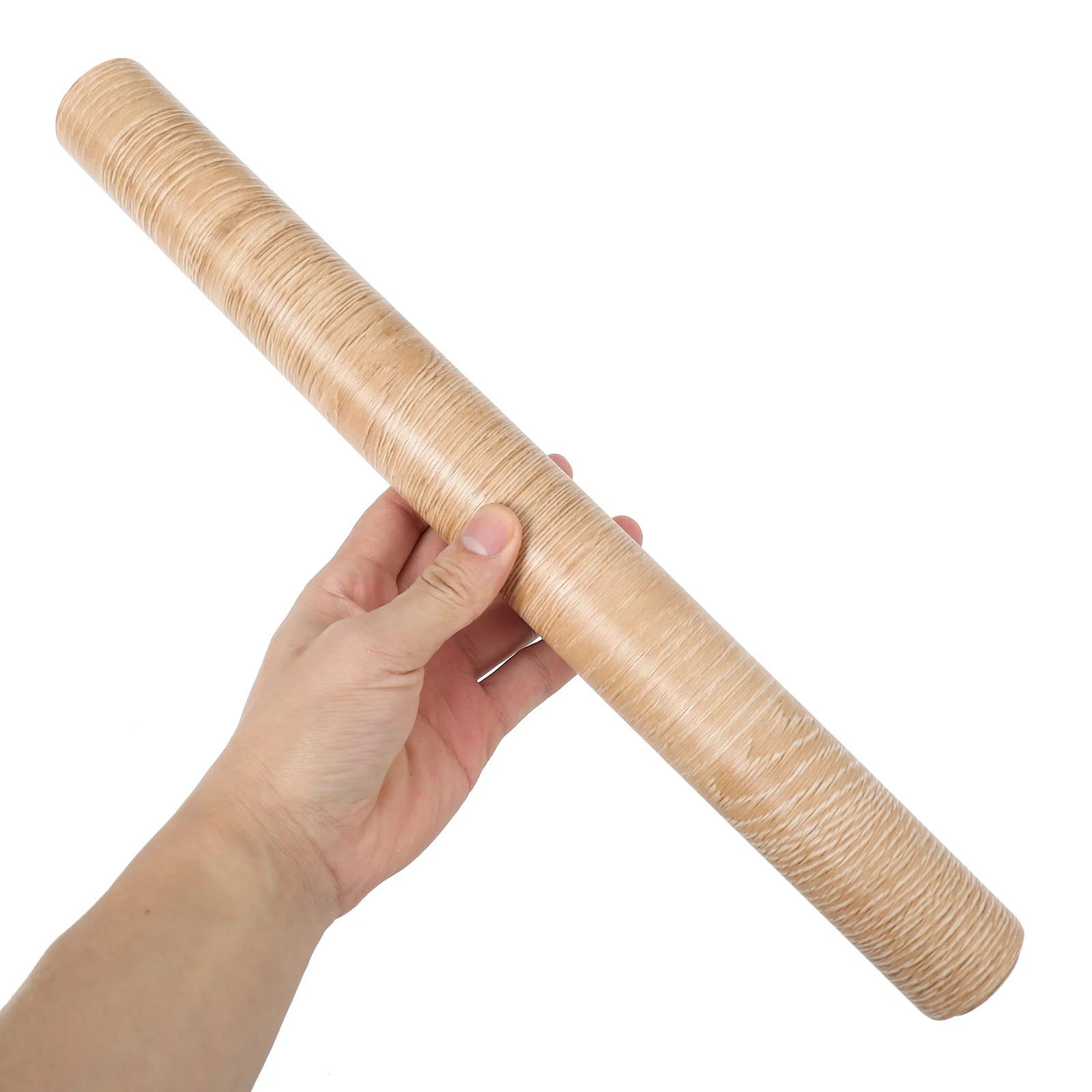 

1 Roll Peel and Stick Wood Grain Sticker Waterproof PVC Renovation Decal for Furniture Cabinet Wardrobe Shelf Table Self