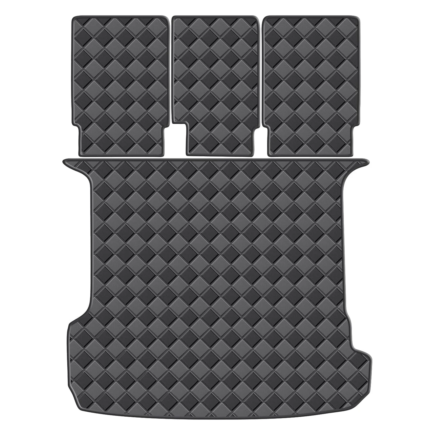 

Car Floor Trunk Cargo Mat for 2017 2024 Audi Q7 SQ7 5 Seats waterproof Liner Antiwear Antidirty