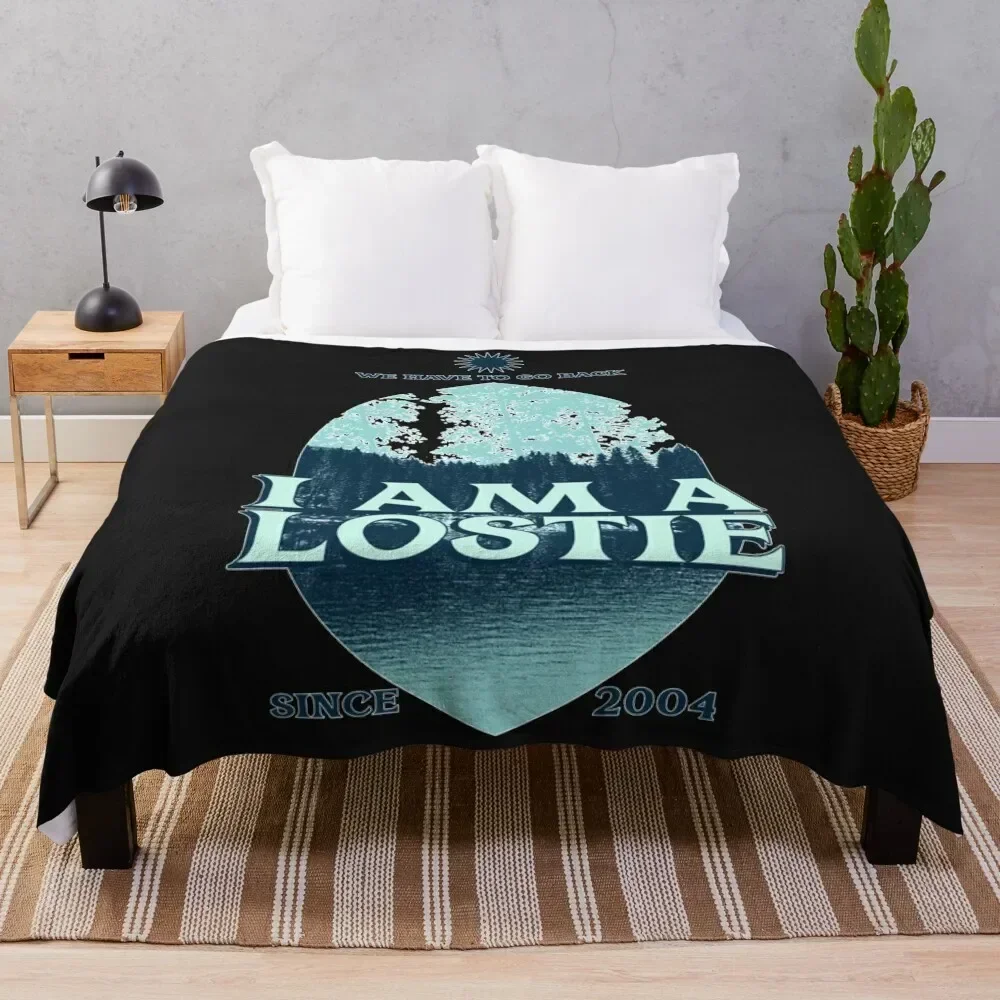 

I Am A LOSTie Throw Blanket Fuzzy Plush Throw Blanket for Sofa Chair