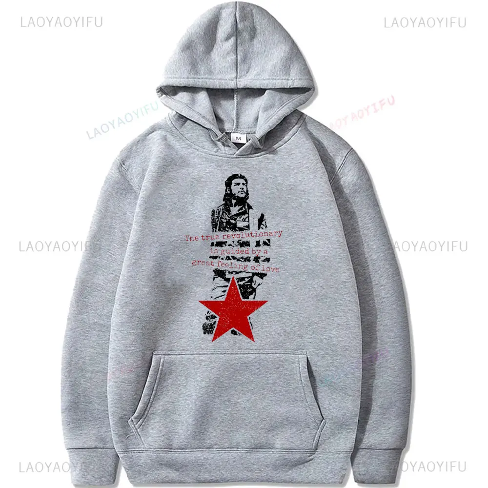 Cuban Che Guevara Printed Fashion Hoodies Funny Casual Street Unisex Hoodie High Quality Hooded Spring and Autumn Tops Men Gifts