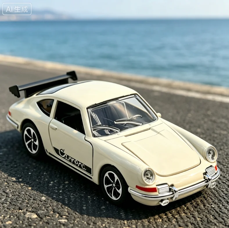 1:32 911 Classic Car Sports Car Alloy Model Children's Toys Cross-border Hot Sale Alloy Diacast Cast Car Model Rebound Toy