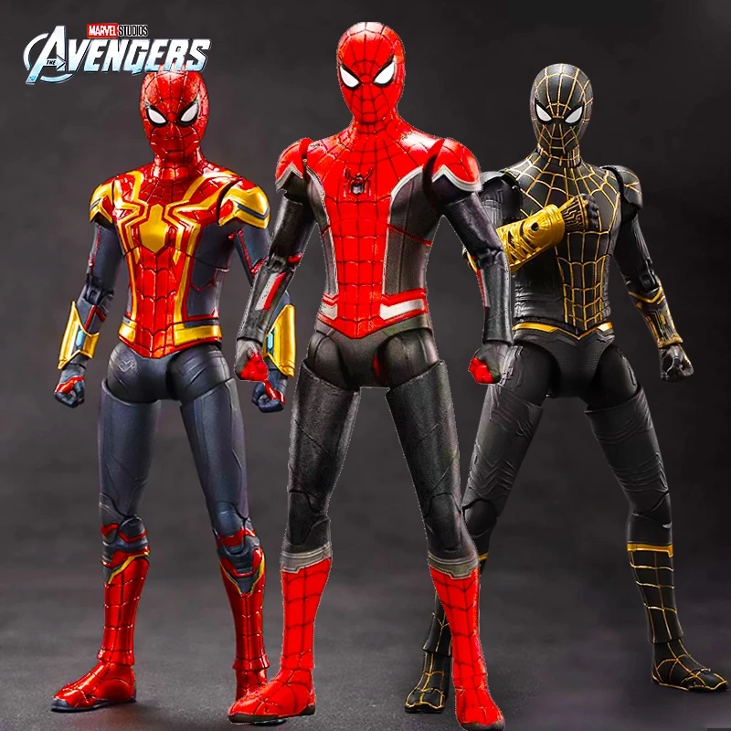 

Zd оригинальный Человек-паук Marvel Legends 1/10 Питер Паркер Золотая черная красная модель соприкосновения экшн-фигурка коллекционная игрушка подарок