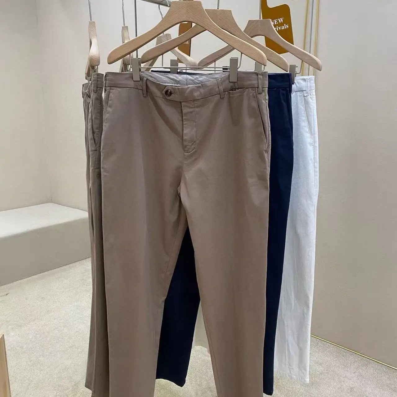 ملابس رجالية إيطالية BC للخريف والشتاء بنمط المال القديم الجديد سراويل غير رسمية عصرية للرجال سراويل غير رسمية متعددة الاستخدامات للأعمال #1