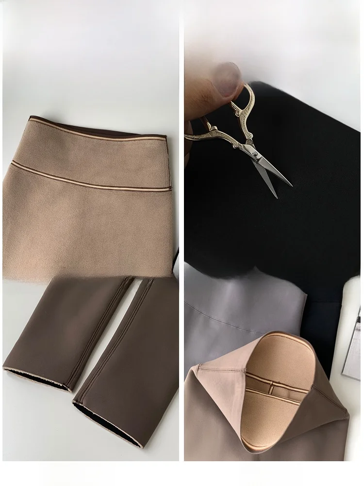 ハイウエストのタイツのようなヨガパンツ、レディース用アーチスキン素材のタイトで暖かい冬用レギンス、カジュアルで伸縮性の高いボトムス...