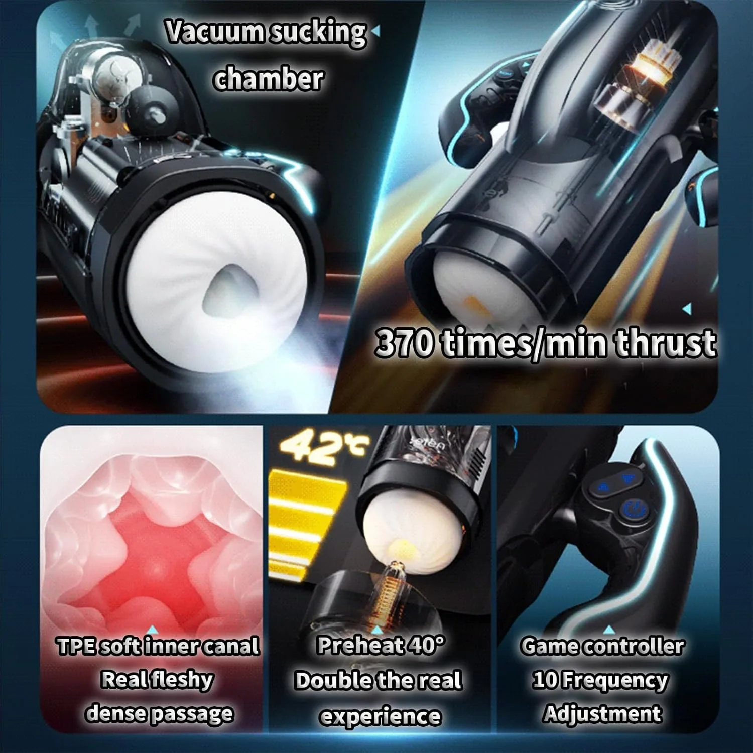 ألعاب جنسية ماستربرباتر للرجال مهبل جيب للرجال كم مضخة شفط ألعاب جنسية للكبار للتدفئة مقاومة للماء