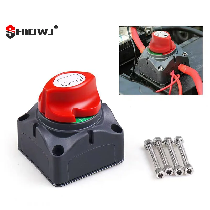 

Cut Off Automotive 48V 24V 12V Battery Disconnect Switch for Marine Boat Car