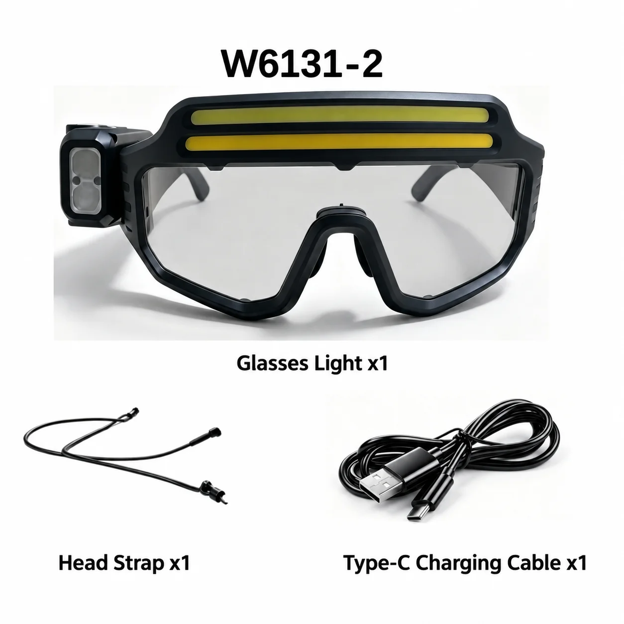 Type C Headlamp Wearable Led Headlamp Rechargeable Headlamp Adjustable For Night Cycling Emergency Lighting Hiking