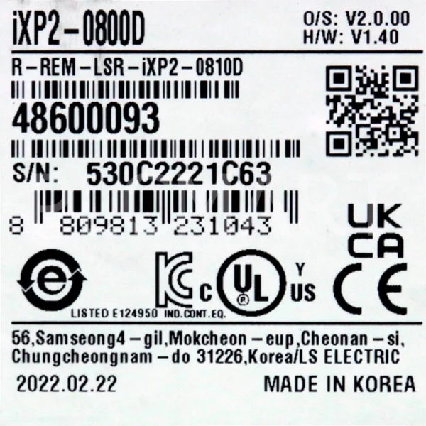 

() Ixp2-0800d Сенсорный экран Совершенно новый оригинальный Spot Plc