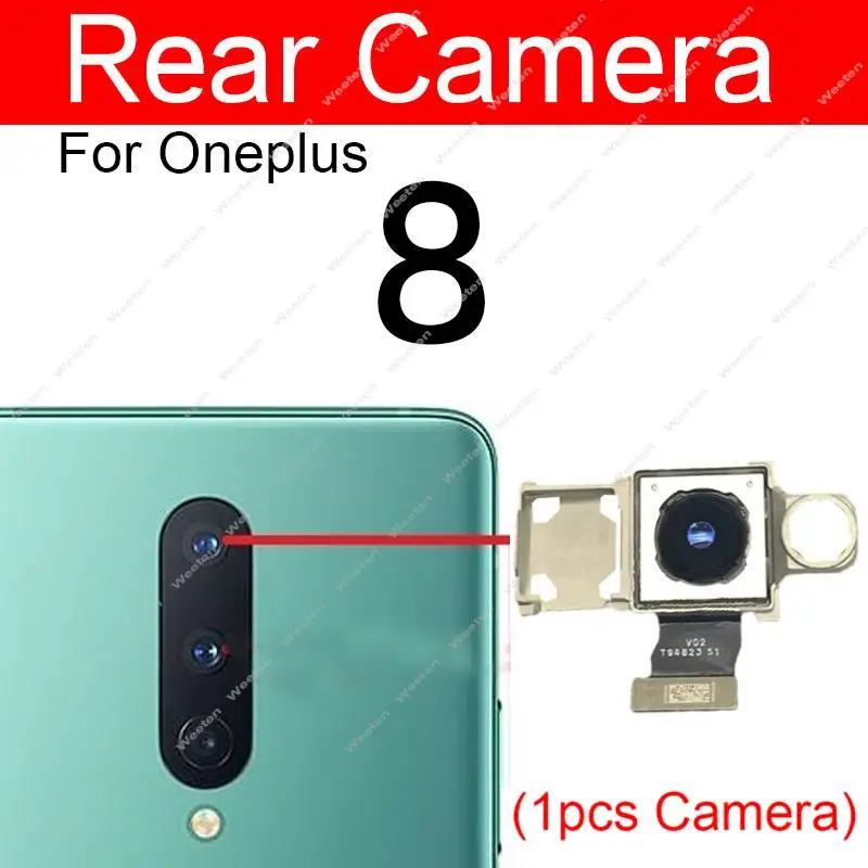 Main Rear Front Camera For Oneplus 1+ 8 8Pro 8T Big Back All Front Small Facing Camera Module For OnePlus 8 8pro 8t Replacement