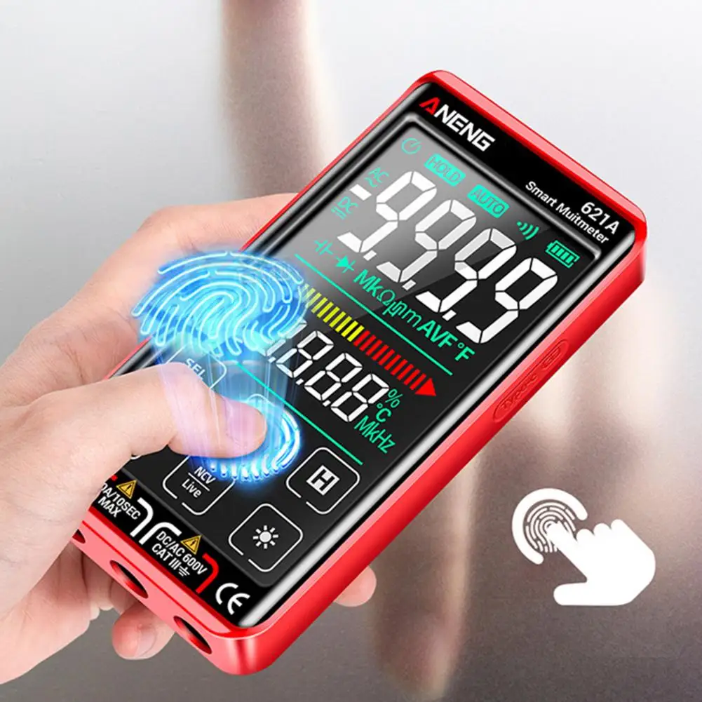 

Accurate Measurement Durable 9999 T-RMS Touch Screen Digital Multimeter for Electrician