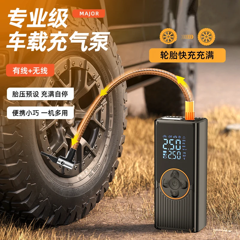 Wireless Air Pump 150psi Portable Electric Tire Inflator For Car Bicycle Motorcycle Air Compressor Injector Bike Accessories