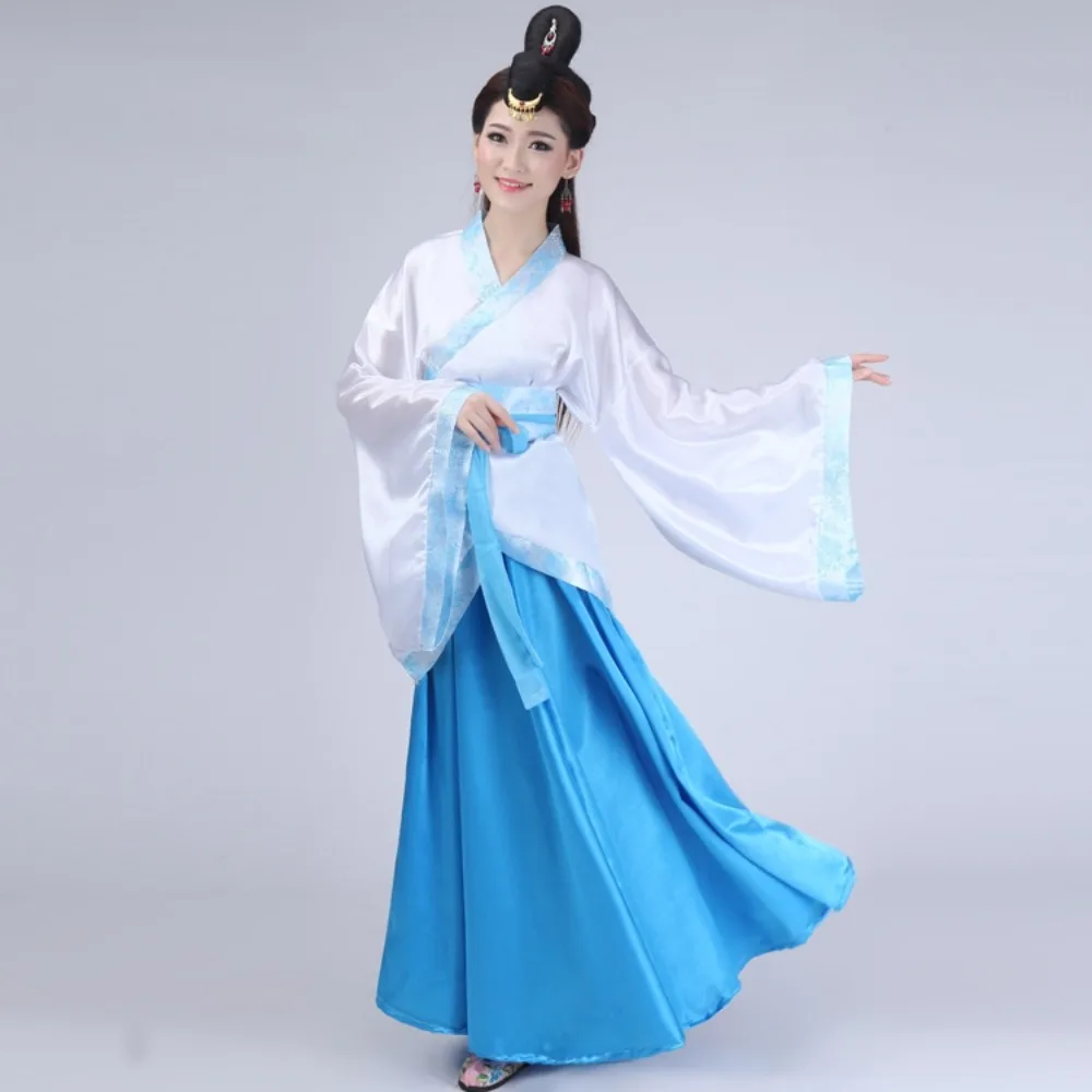 

Party Stage Girl Clothes Ethnic Style Vintage Hanfu Women Clothing Chinese Dress Cosplay Performance Costumes Dance Wear
