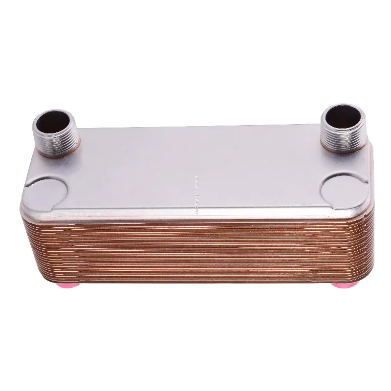 Compact stainless steel evaporative air cooler with brazed plate heat exchanger