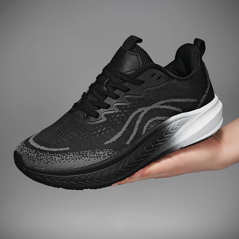 

Large size running shoes 2025 new breathable mesh shoes running shoes casual shoes shock-absorbing air cushion shoes sports shoe
