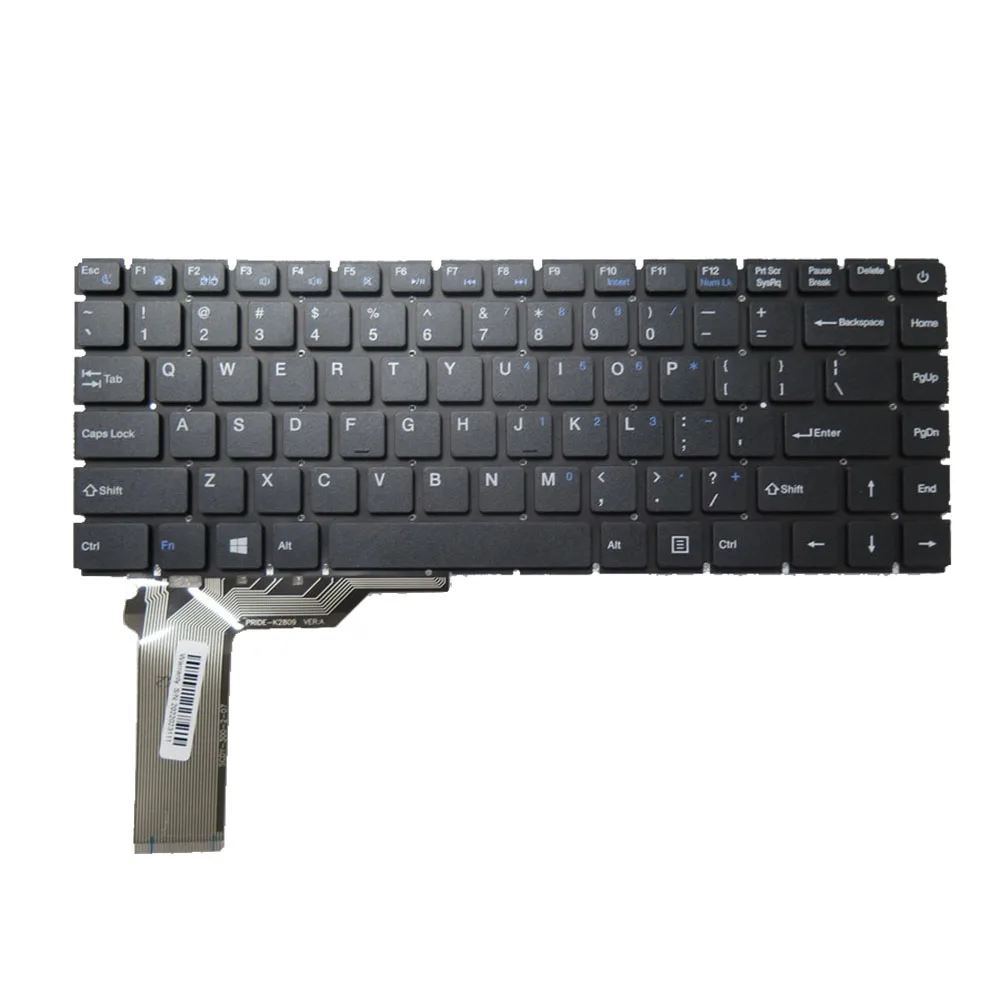US Keyboard For DIGMA CITI E600 ES6017EW E601 ES6018EW E602 ES6019EW E603 ES6020EW Without Frame Black