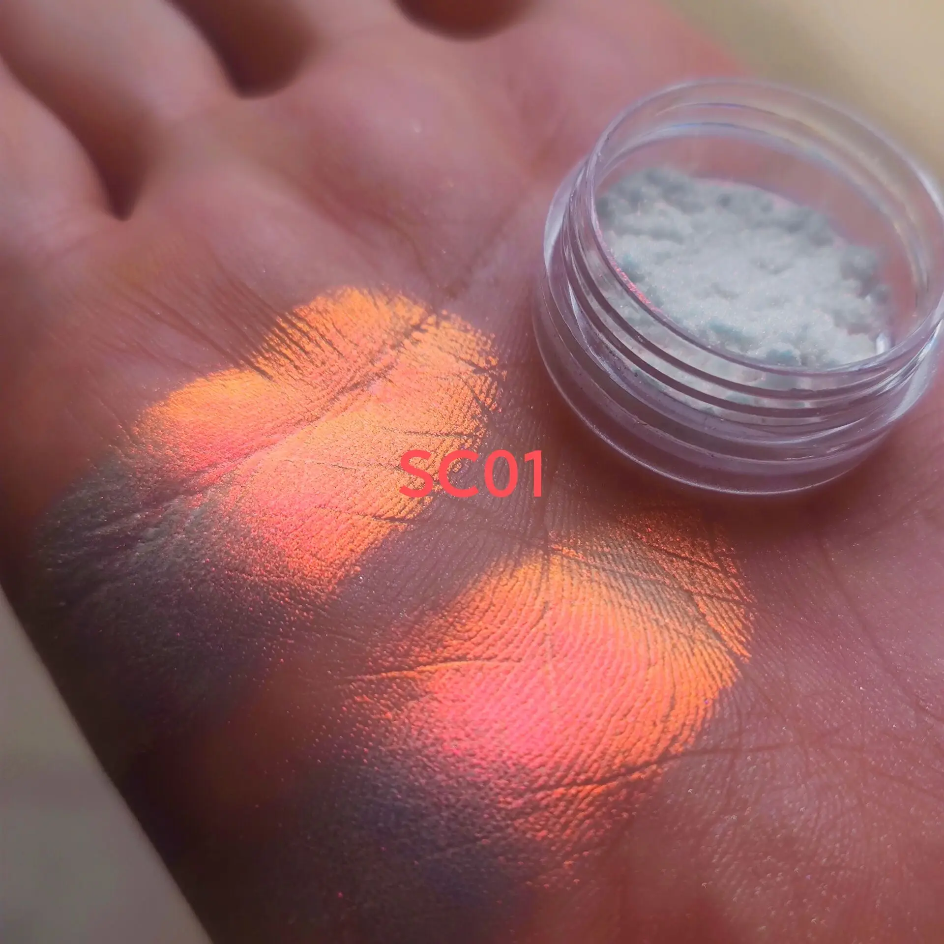 1g  Aurora Rainbow Chameleon Pigment Powder Multichrome Shifting Loose Pigment For Makeup