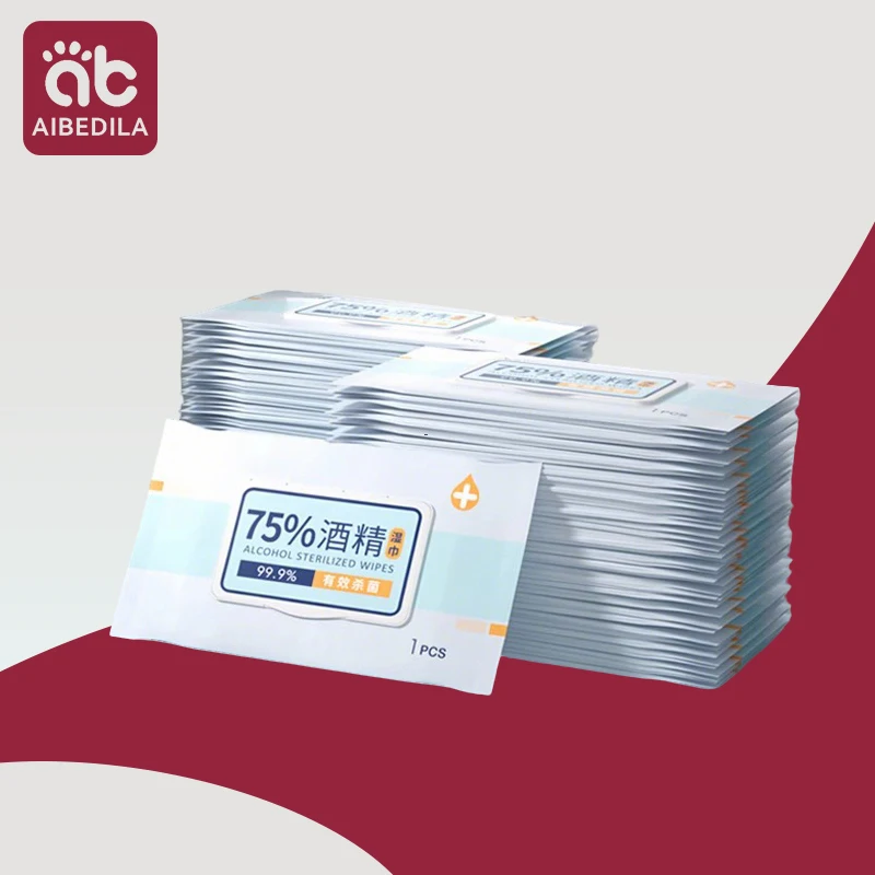 100 pz/scatola Salviette per mani e bocca confezionate singolarmente Senza alcool e ipoallergeniche per neonati e bambini Gravida Travel