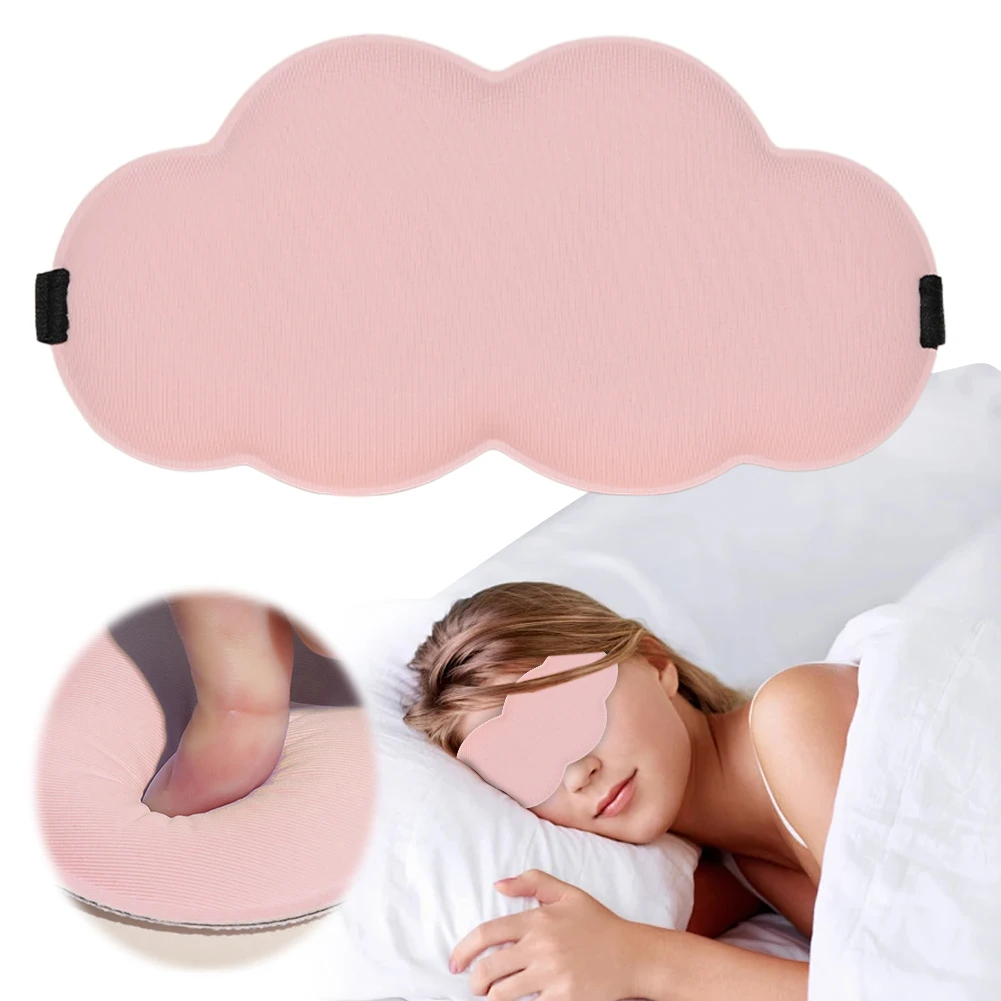 

Cloud Eye Mask 3D Sleep Mask Adjustable Strap Light Blocking Sleep Mask Sleeping Eye Shade for Yoga Traveling Nap