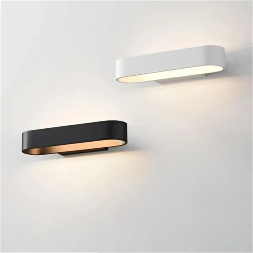 

Aluminum LED Wall Lamp, Modern and Minimalist Indoor Lighting, Bedside Decorative Lamp, Corridor Wall Lamp, 12W