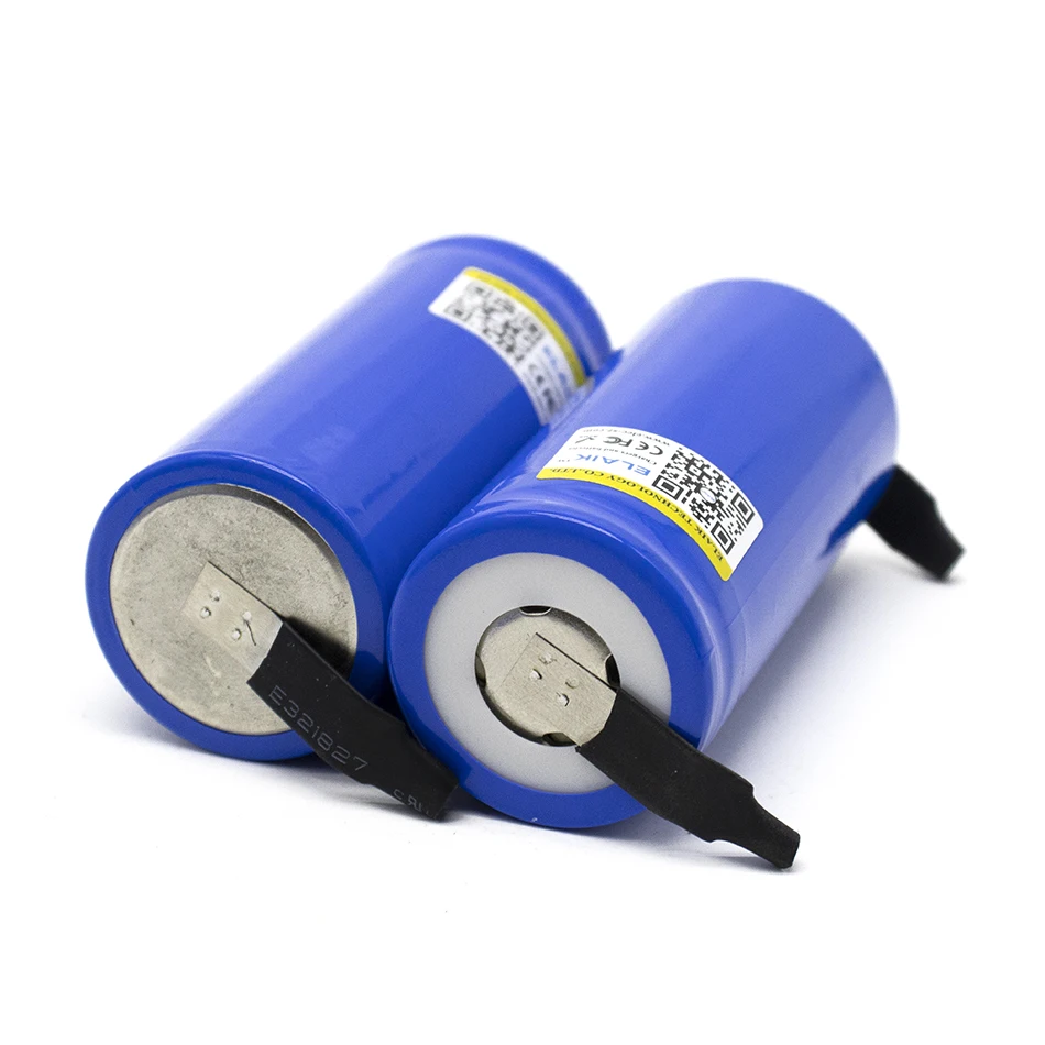 ELAIK 3.2 V 32700 6500mAh LiFePO4 Battery 35A Continuous Discharge Maximum 55A High power battery + DIY Nickel